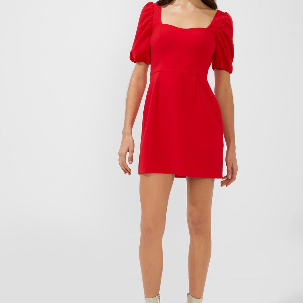Berina Whisper Puff Sleeve Dress French Connection
